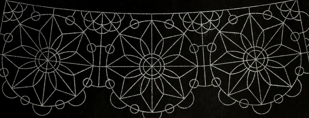 An illustration from Needle-made laces, 1890, leaf 66
