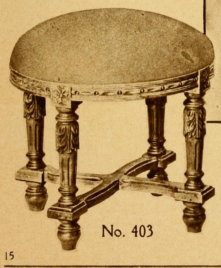 An illustration from Needle-point furniture., leaf 17