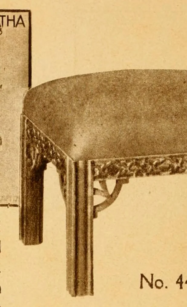 An illustration from Needle-point furniture., leaf 18