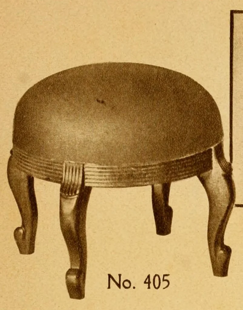 An illustration from Needle-point furniture., leaf 19