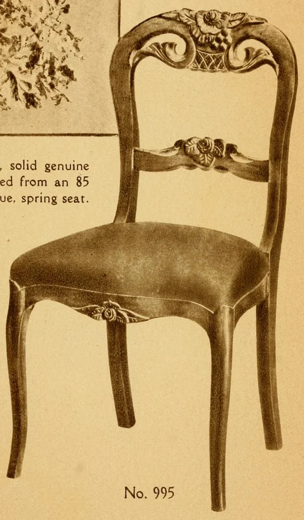 An illustration from Needle-point furniture., leaf 7