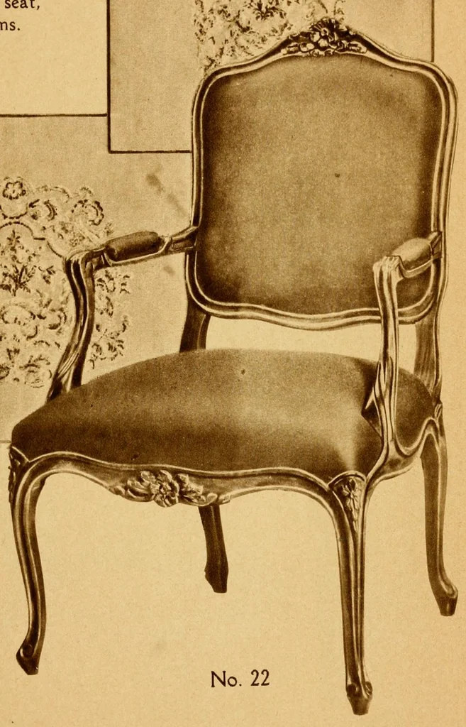 An illustration from Needle-point furniture., leaf 9