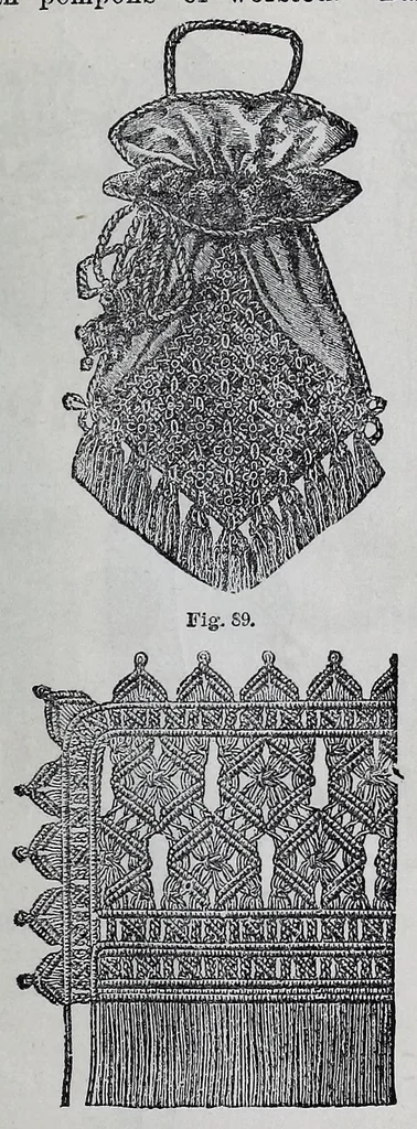 An illustration from Needles and brushes, and how to use them; a manual of fancy work, 1887, leaf 207