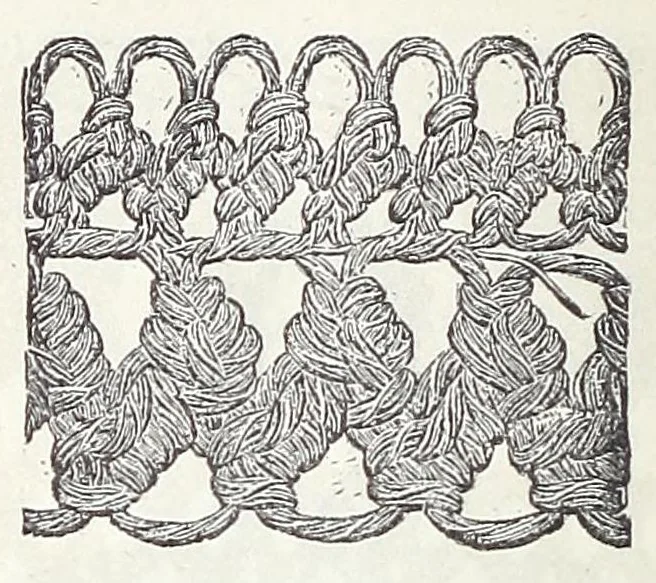 An illustration from Needles and brushes, and how to use them; a manual of fancy work, 1887, leaf 242