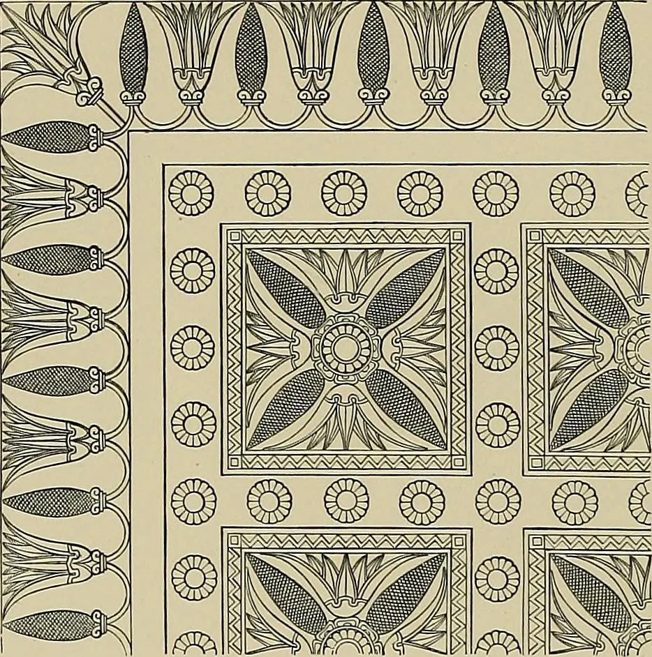 An illustration from Needlework as art, 1886, leaf 197