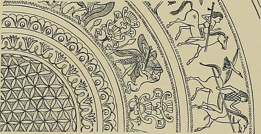 An illustration from Needlework as art, 1886, leaf 209