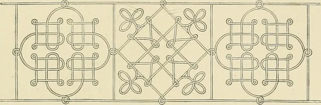 An illustration from Needlework as art, 1886, leaf 454