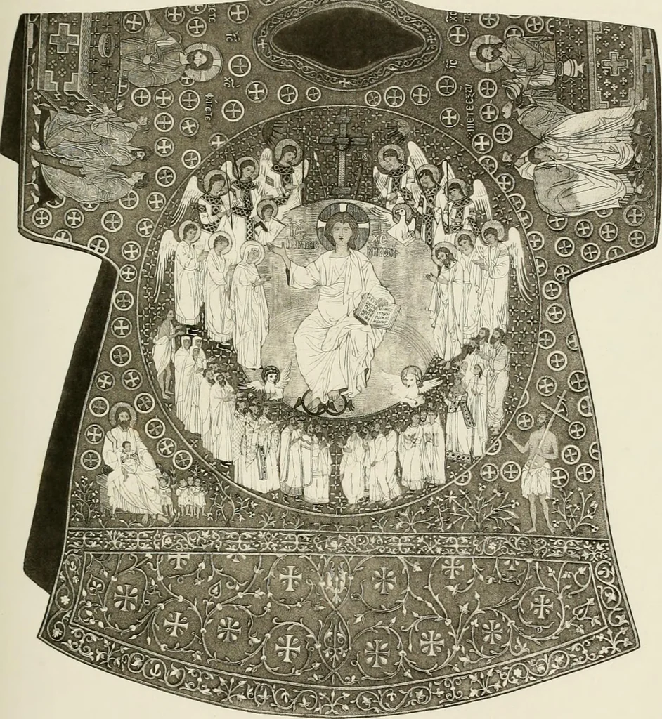 An illustration from Needlework as art, 1886, leaf 464