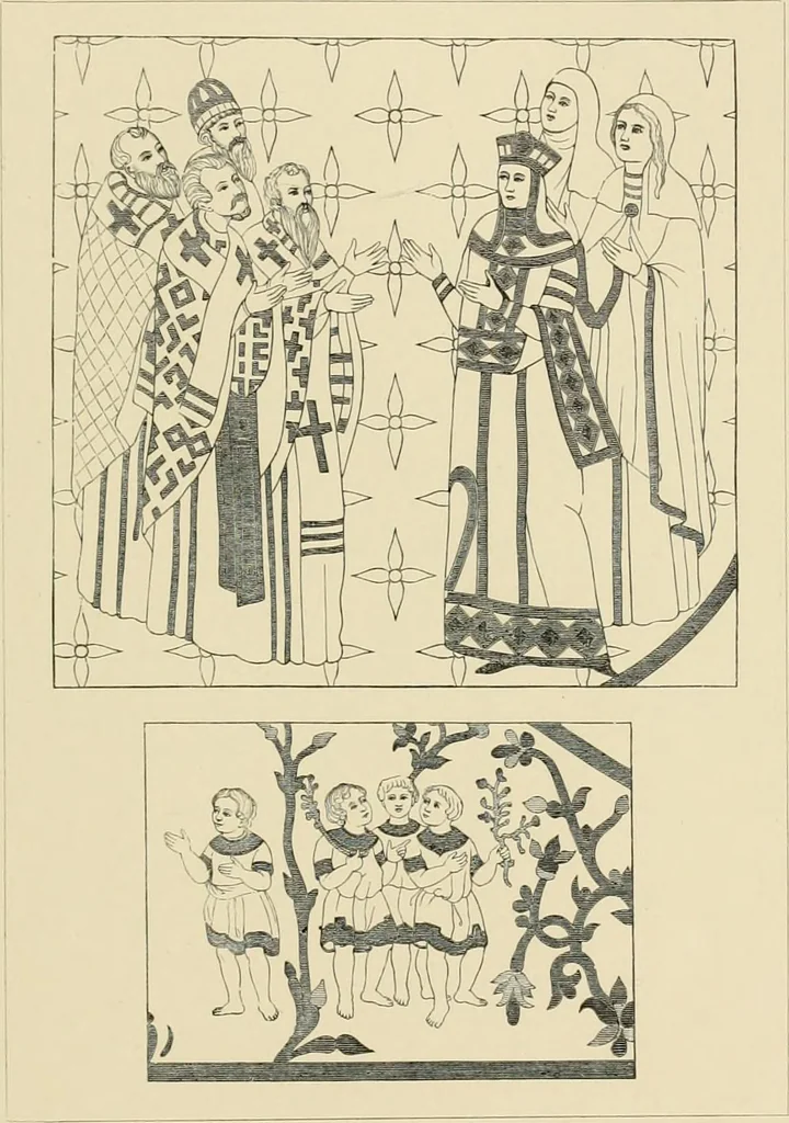 An illustration from Needlework as art, 1886, leaf 470