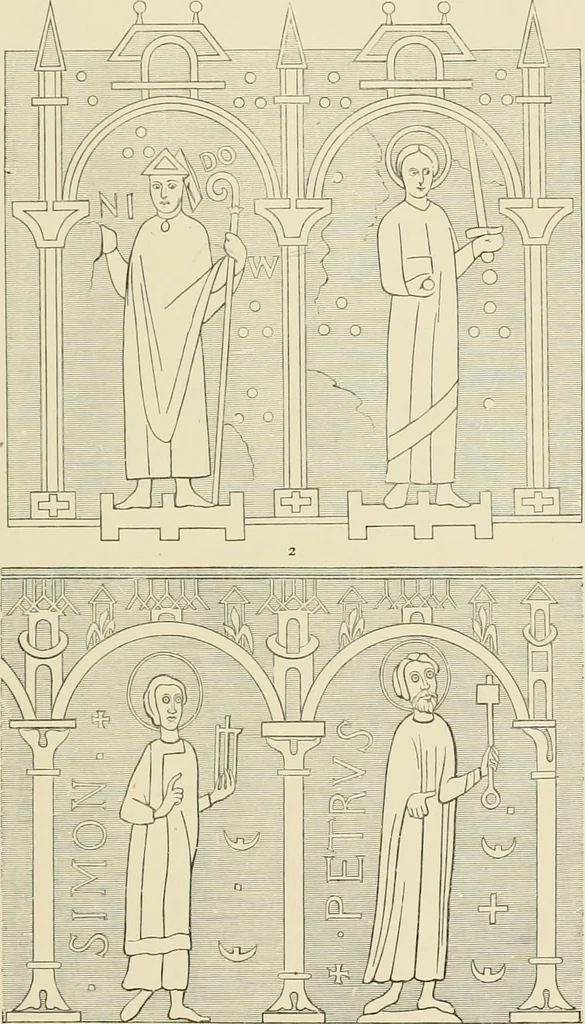 An illustration from Needlework as art, 1886, leaf 488