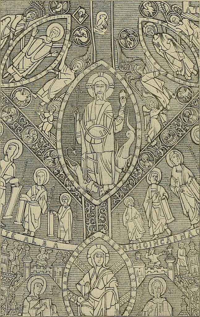 An illustration from Needlework as art, 1886, leaf 495