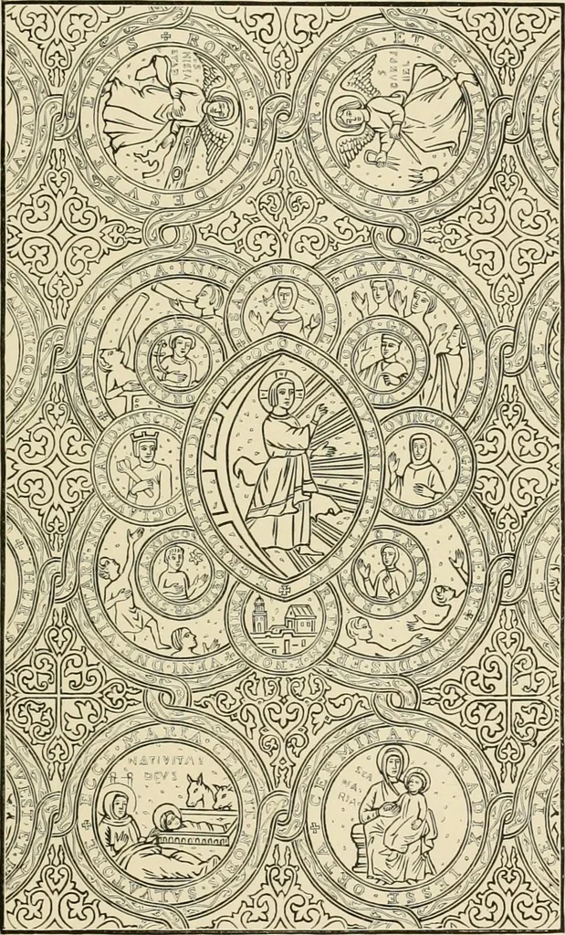An illustration from Needlework as art, 1886, leaf 498
