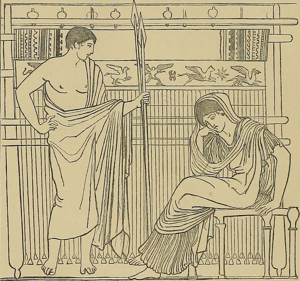 An illustration from Needlework as art, 1886, leaf 5
