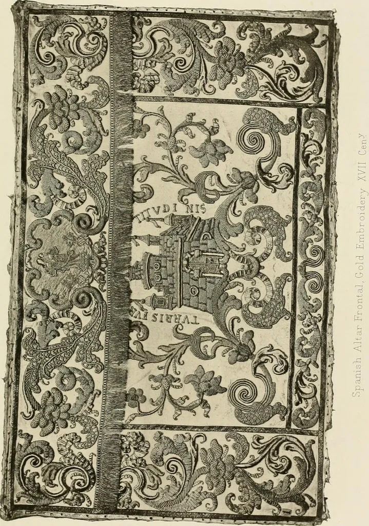 An illustration from Needlework as art, 1886, leaf 512
