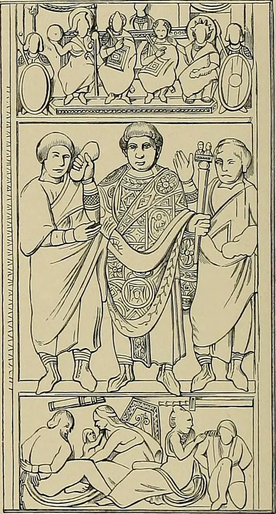 An illustration from Needlework as art, 1886, leaf 521