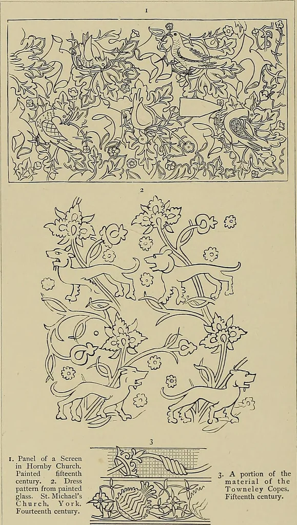 An illustration from Needlework as art, 1886, leaf 563