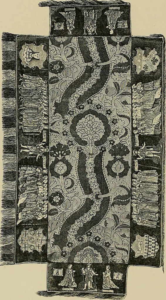 An illustration from Needlework as art, 1886, leaf 579