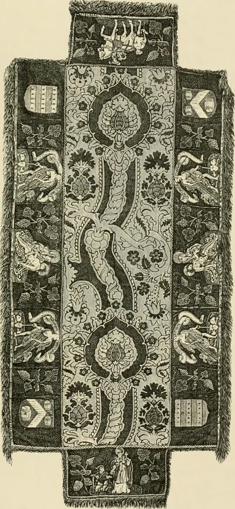 An illustration from Needlework as art, 1886, leaf 582