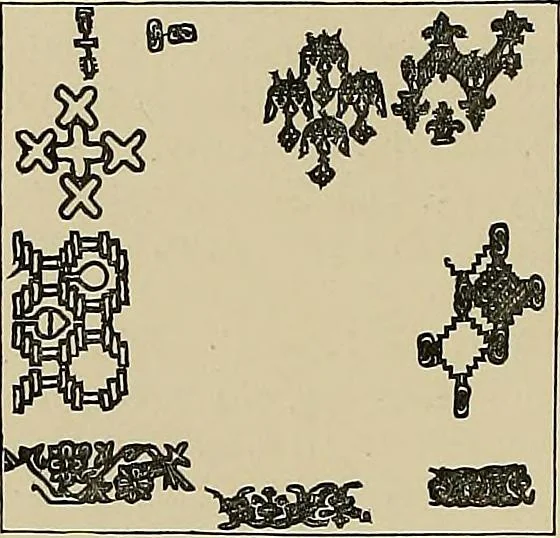An illustration from Needlework as art, 1886, leaf 589