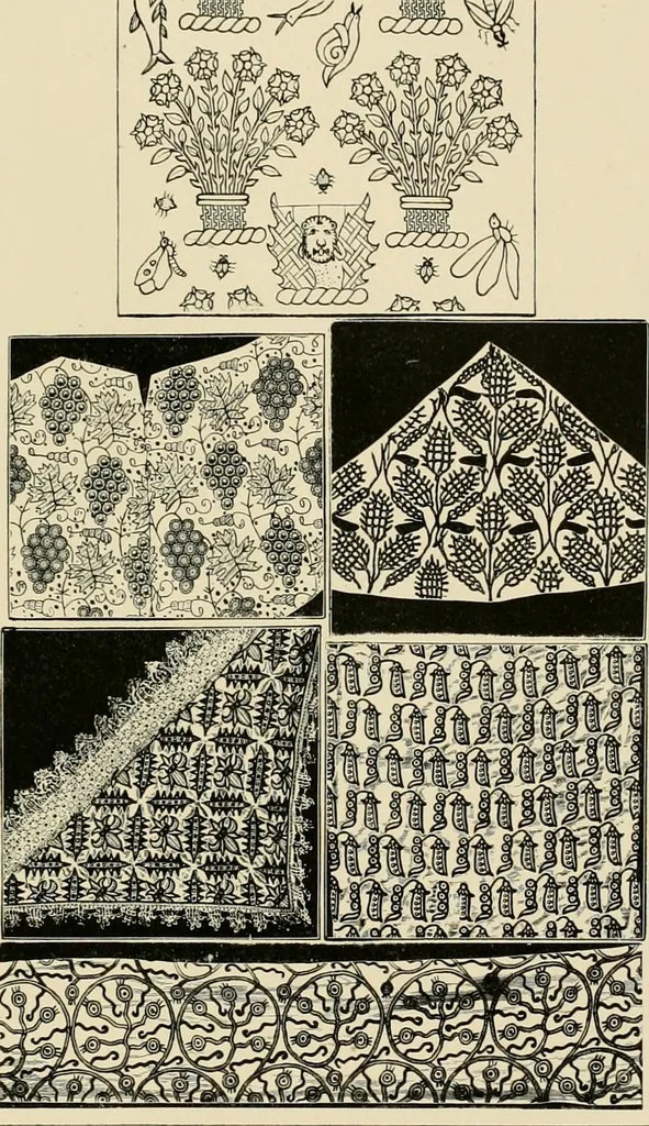 An illustration from Needlework as art, 1886, leaf 592