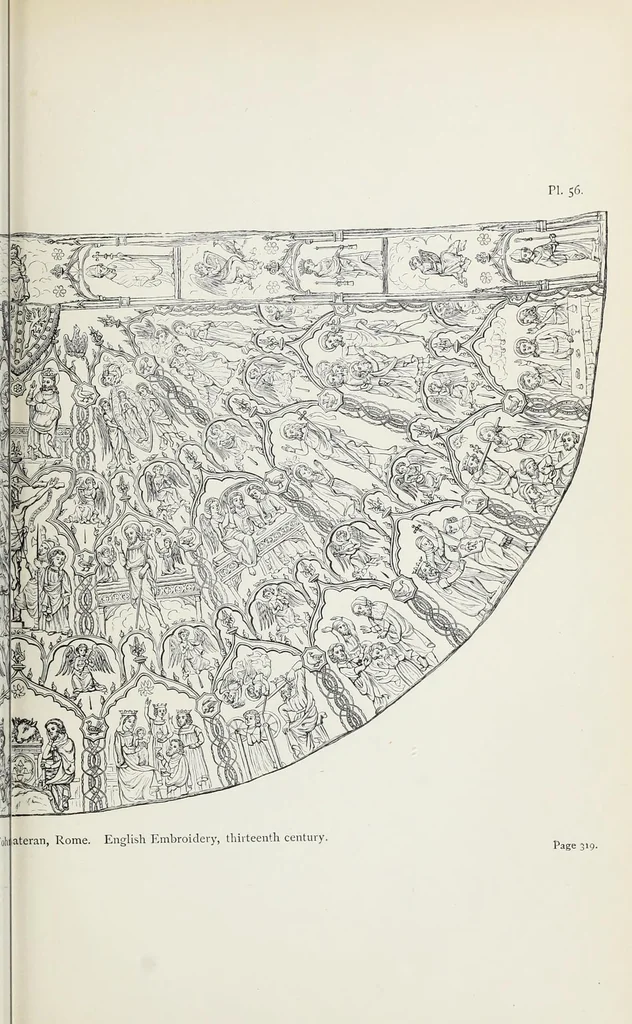 An illustration from Needlework as art, 1886, leaf 473