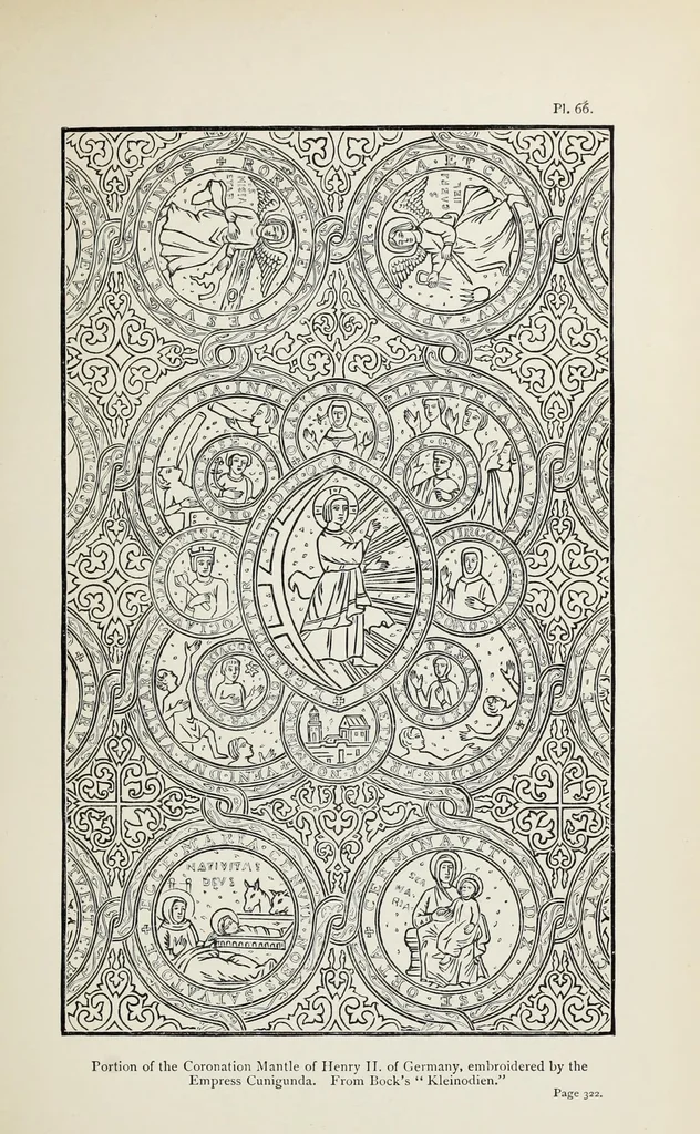 An illustration from Needlework as art, 1886, leaf 497