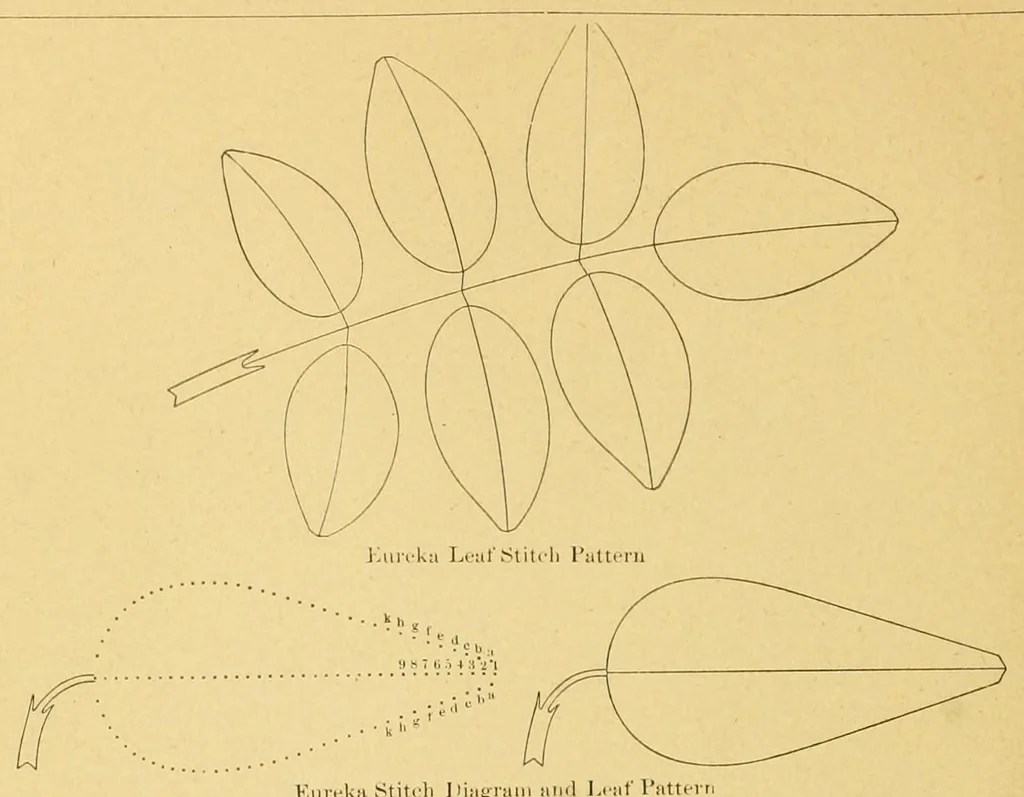 An illustration from The needle workers' guide without a teacher .., 1895, leaf 18