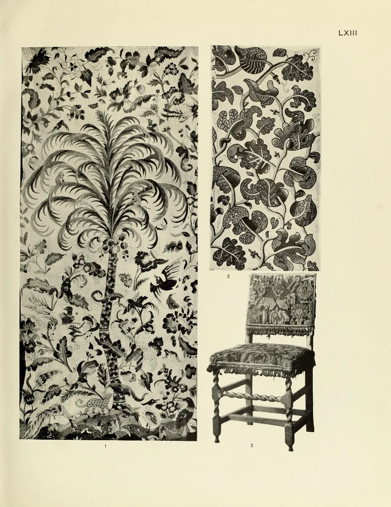 An illustration from Needlework through the ages : a short survey of its development in decorative art, with particular regard to its inspirational relationship with other methods of craftsmanship, 1928, leaf 509