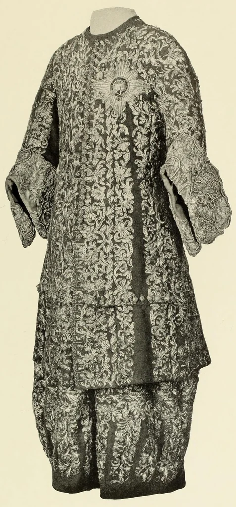 An illustration from Needlework through the ages : a short survey of its development in decorative art, with particular regard to its inspirational relationship with other methods of craftsmanship, 1928, leaf 591
