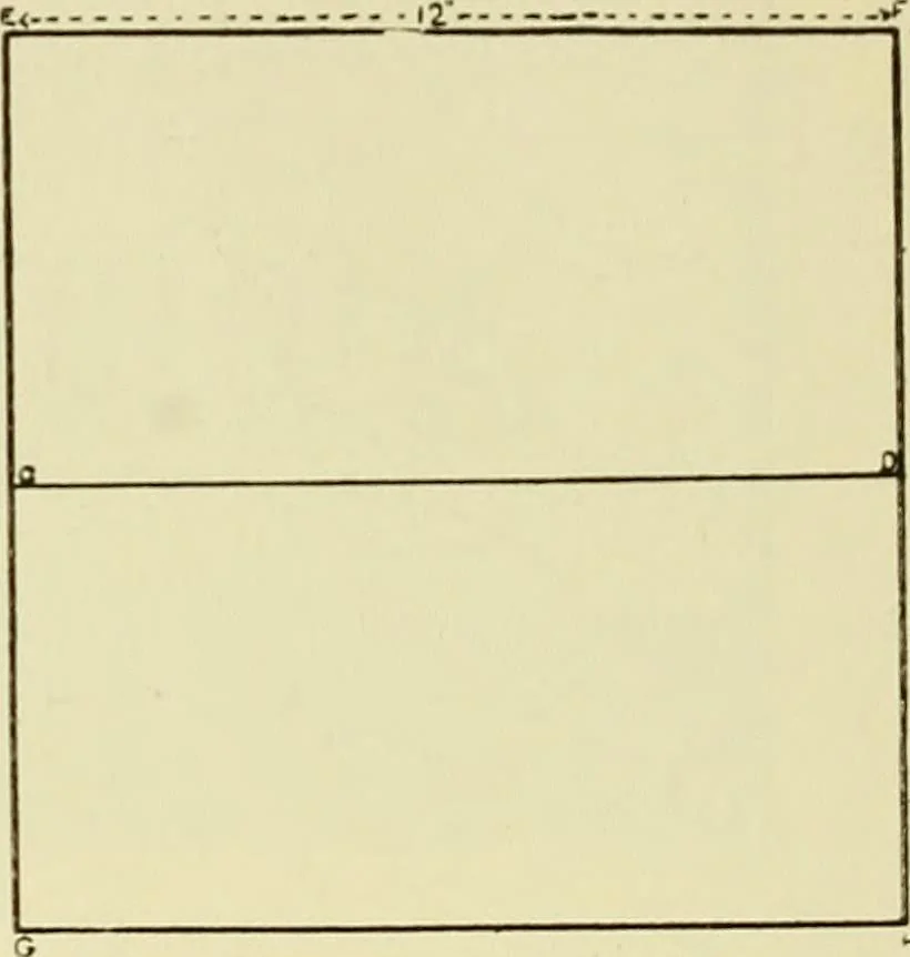 An illustration from Needlework without "specimens": the modern book of school needlework, 1900, leaf 107