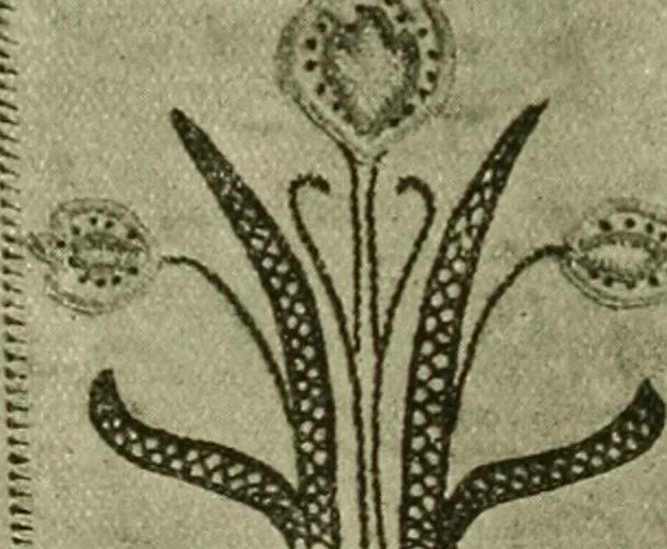An illustration from Needlework without "specimens": the modern book of school needlework, 1900, leaf 151