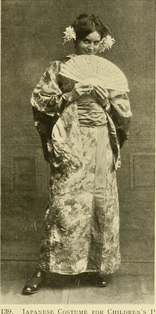 An illustration from Needlework without "specimens": the modern book of school needlework, 1900, leaf 194