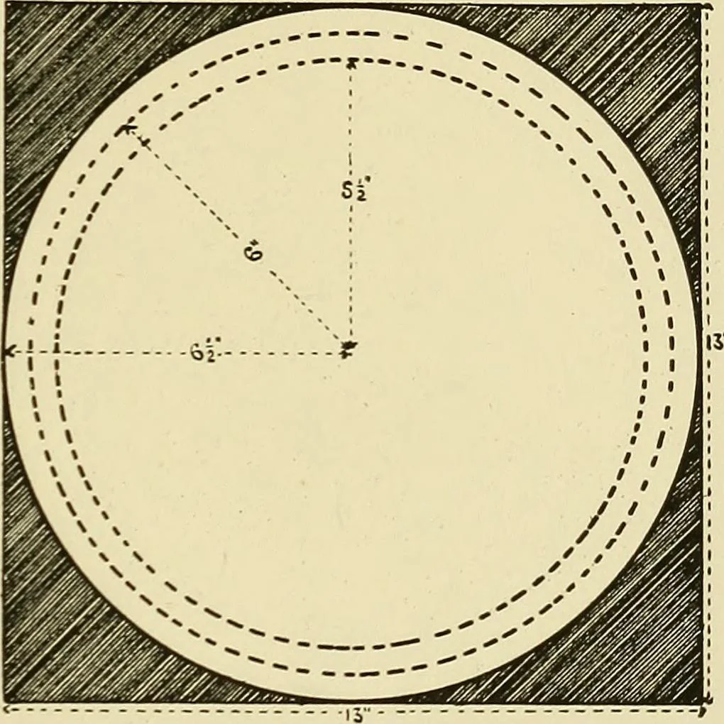 An illustration from Needlework without "specimens": the modern book of school needlework, 1900, leaf 198