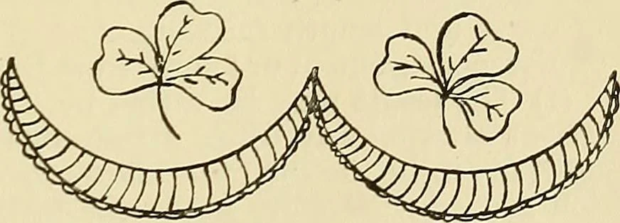 An illustration from Needlework without "specimens": the modern book of school needlework, 1900, leaf 216