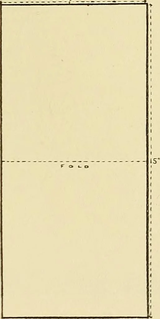 An illustration from Needlework without "specimens": the modern book of school needlework, 1900, leaf 226
