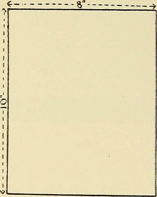 An illustration from Needlework without "specimens": the modern book of school needlework, 1900, leaf 34