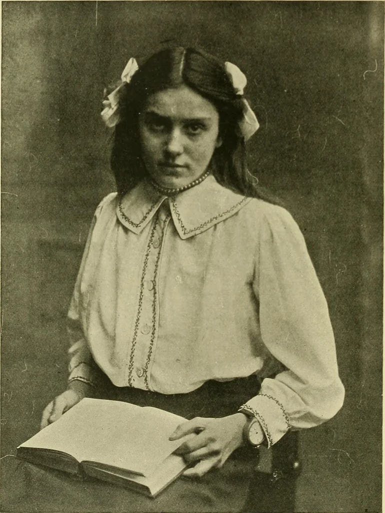 An illustration from Needlework without "specimens": the modern book of school needlework, 1900, leaf 5