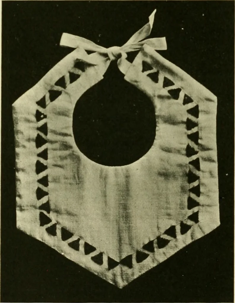 An illustration from Needlework without "specimens": the modern book of school needlework, 1900, leaf 81