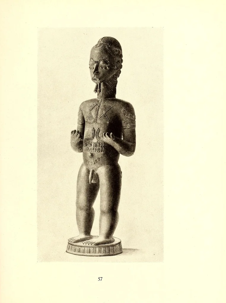 An illustration from Negerplastik, 1920, leaf 95
