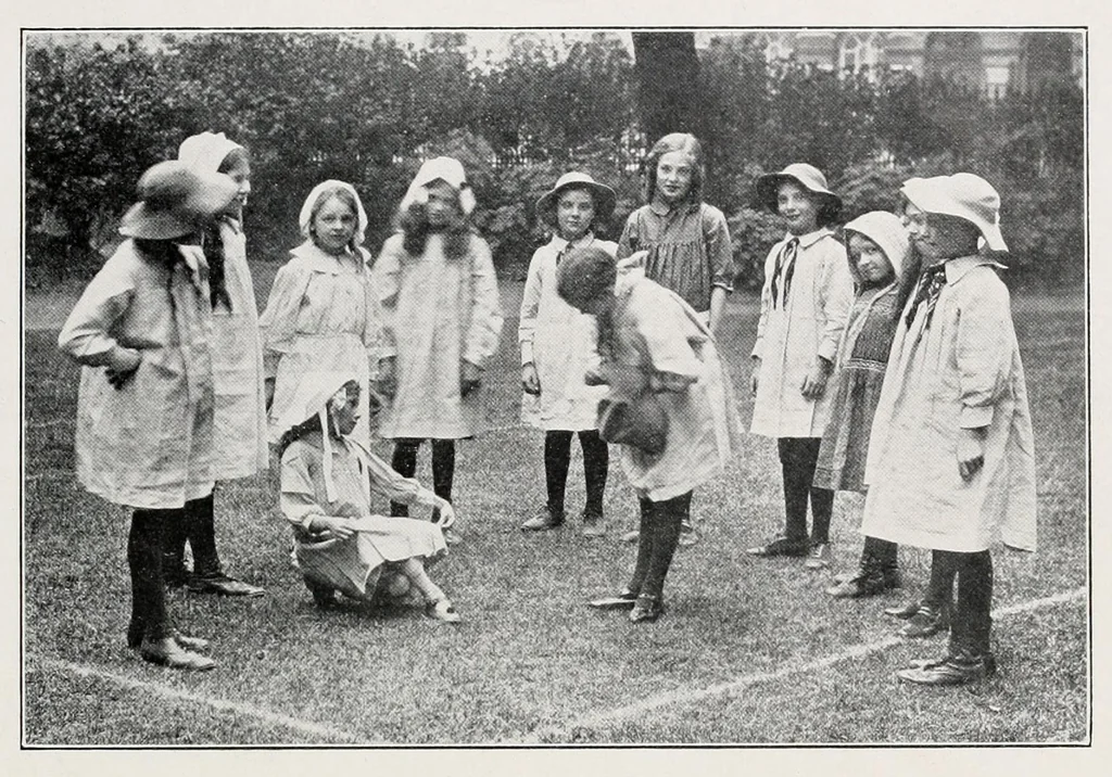 An illustration from Negro folk singing games and folk games of the habitants;, 1914, leaf 27
