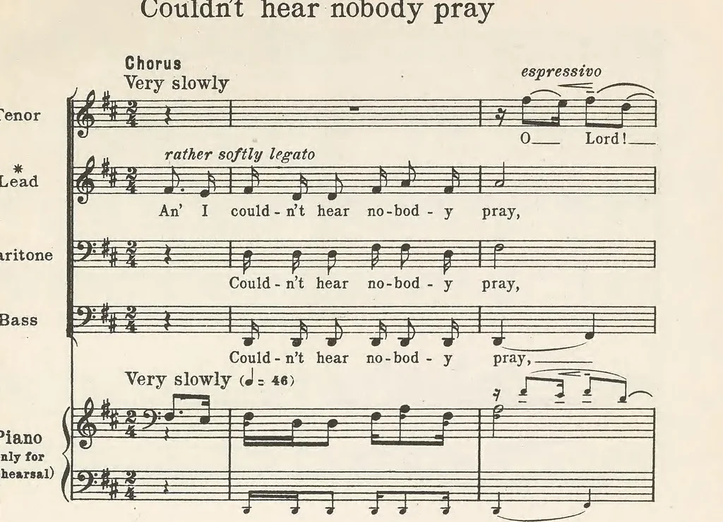 An illustration from Negro folk-songs, 1918, leaf 31