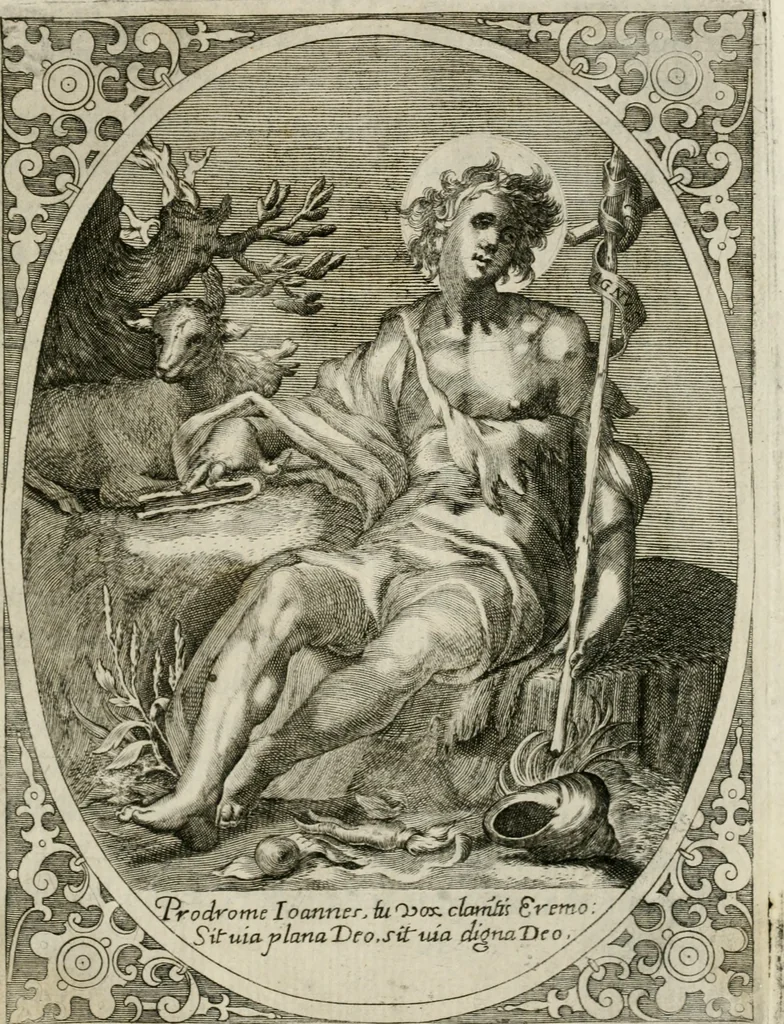 An illustration from Apparato della festività del glorioso S. Giouan Battista : fatto dal fedelisimo popolo napolitano nella venuta dell'Eccellenza del sig. d. Antonio Aluarez di Toledo, vicere nel regno, 1623, leaf 8