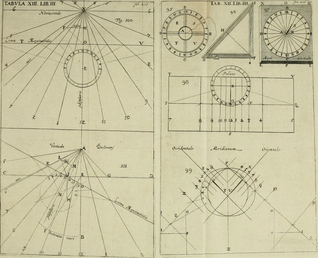 An illustration from Nervus opticus sive tractatus theoricus in tres libros opticam, catoptricam, dioptricam distributus : in quibus radiorum â lumine, vel objecto per medium diaphanum processus, natura, proprietates, & effectus, selectis, & rarioribus experientijs, figuris, demonstrationibusque exhibentur, 1675, leaf 295