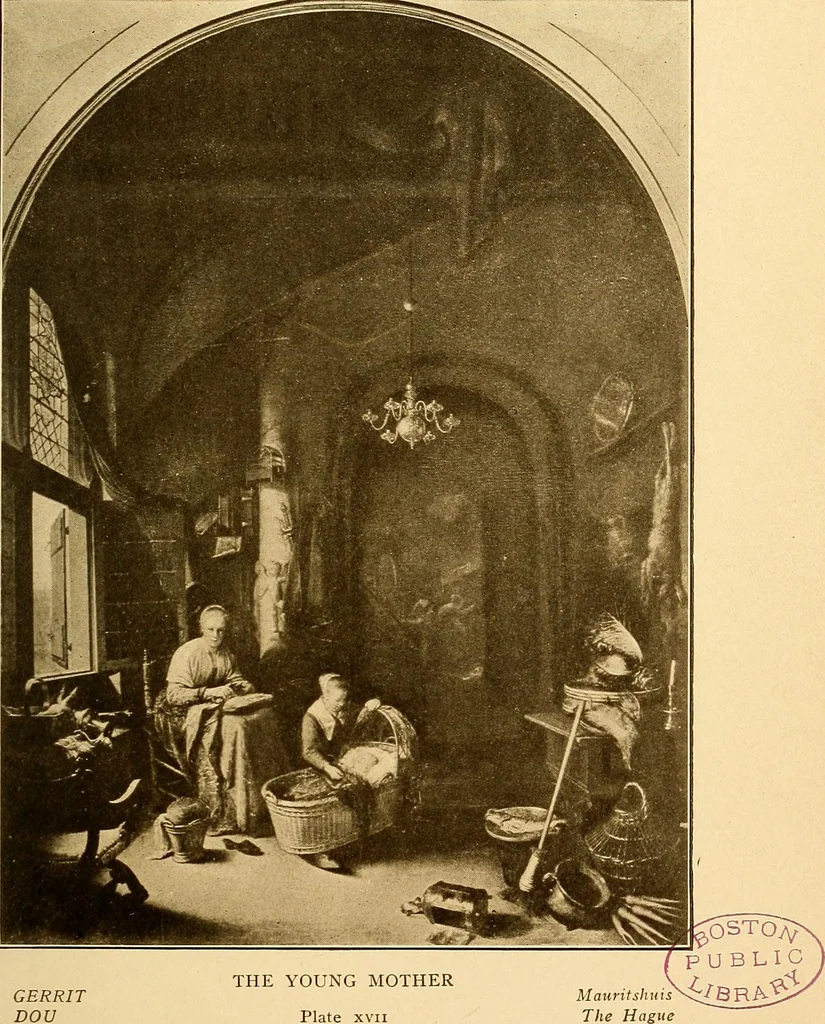 An illustration from The Netherland galleries : being a history of the Dutch school of painting, illuminated and demonstrated by critical descriptions of the great paintings in the many galleries, 1912, leaf 180