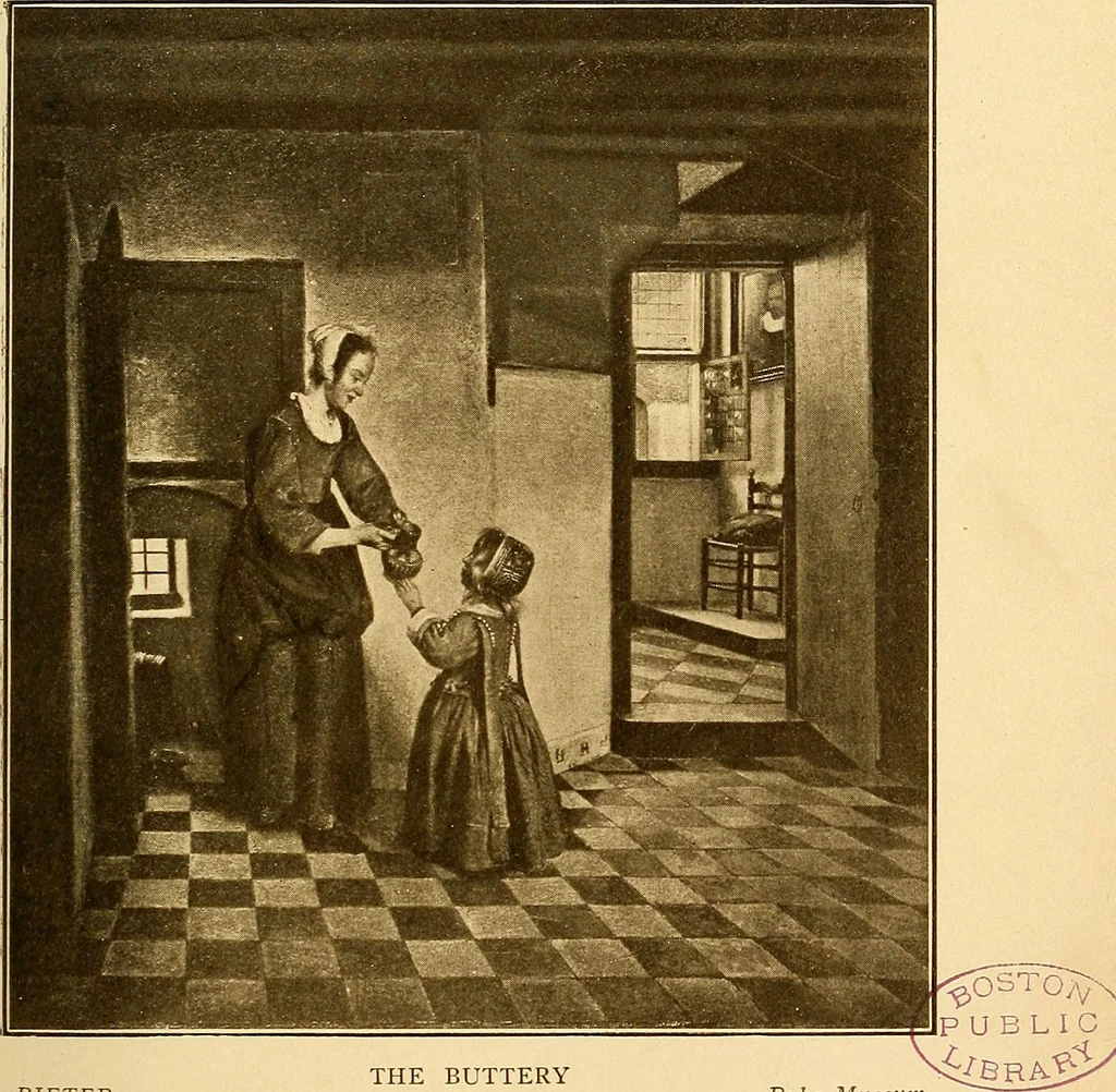 An illustration from The Netherland galleries : being a history of the Dutch school of painting, illuminated and demonstrated by critical descriptions of the great paintings in the many galleries, 1912, leaf 240