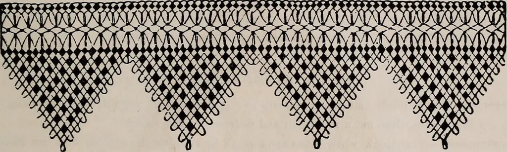 An illustration from The netting book for guipure d'art, &c.., 1879, leaf 26