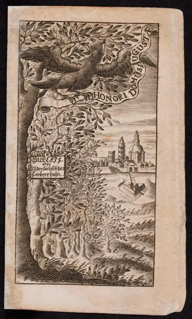 An illustration from Der neu-aufgesetzte blumen-garten : abgetheilt in drei bücher ..., 1670, leaf 1