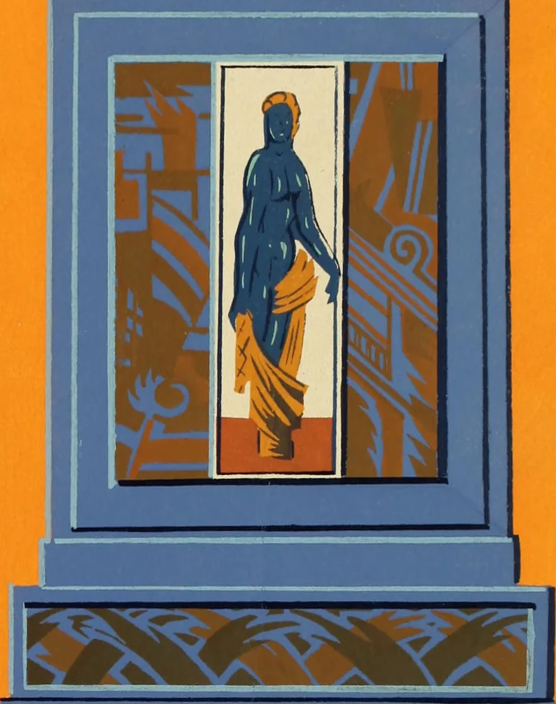 An illustration from Neudeutsche-Dekoration, 1900, leaf 4