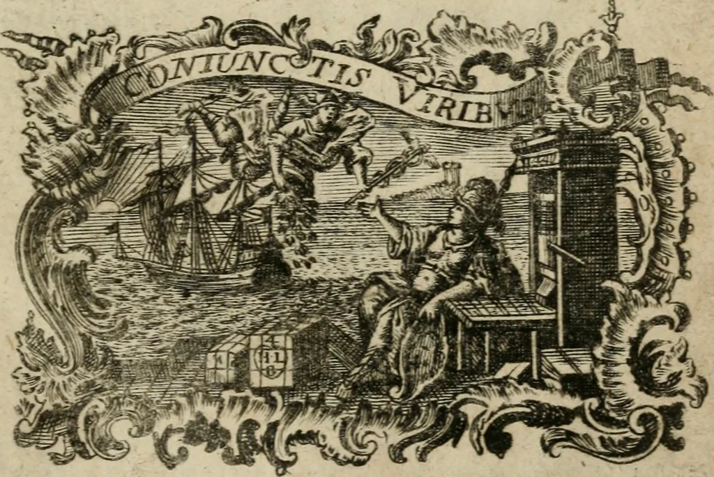 An illustration from Neue alchymistische Bibliothek für den Naturkundiger unsers Jahrhunderts, 1772, leaf 1058