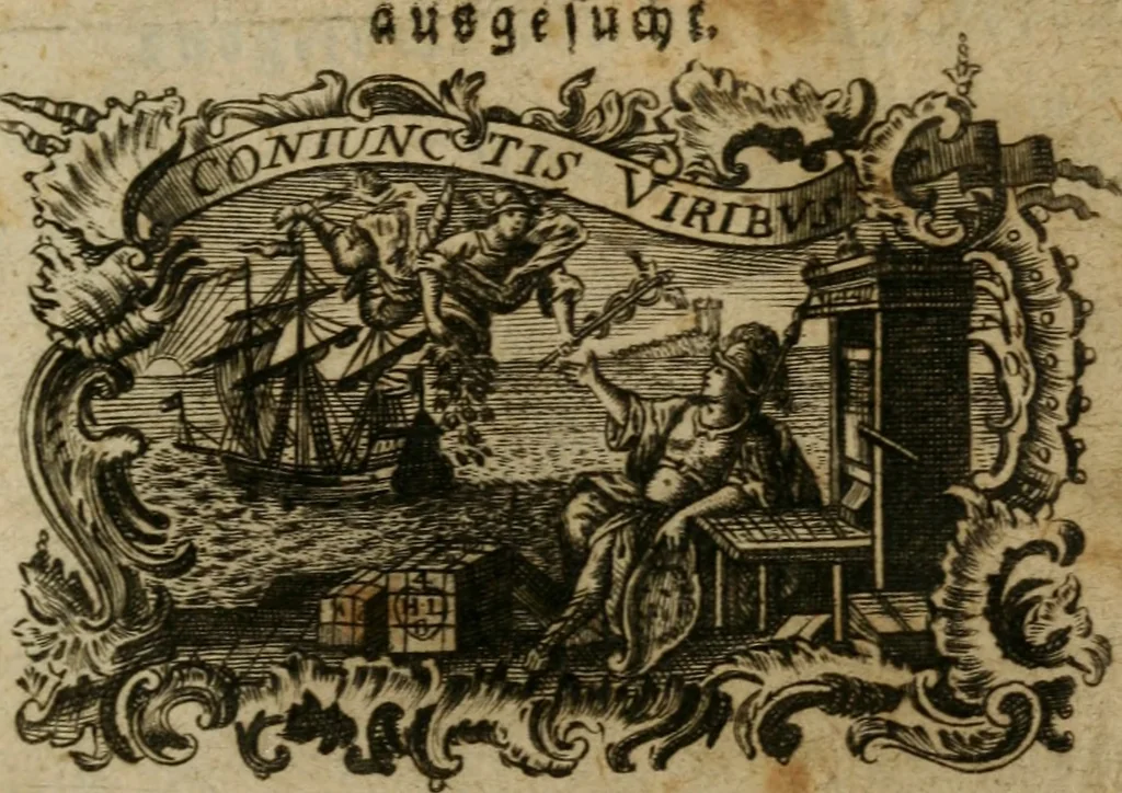 An illustration from Neue alchymistische Bibliothek für den Naturkundiger unsers Jahrhunderts, 1772, leaf 4